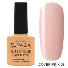 Elpaza, База Rubber Cover Pink 08 10 мл