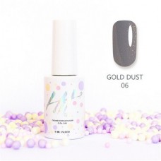HIT gel, Гель лак Gold Dust 06 9 мл