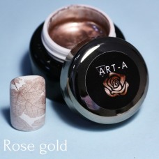 Гель краска металик Роз золото Арт-А