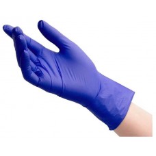 BENOVY, Перчатки нитриловые XS фиолетово-голубые 1 упаковка
